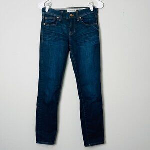 Madewell Jeans Pants Womens 25 Blue Denim‎ Skinny Skinny Crop Style# 09595 FA14